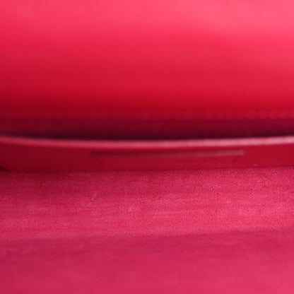 Saint Laurent Smooth Calfskin Classic Monogram Cassandre Clutch Lipstick Fuchsia 5 of 18
