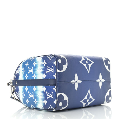 Louis Vuitton Monogram Escale Speedy Bandouliere 30 Blue 4 of 10