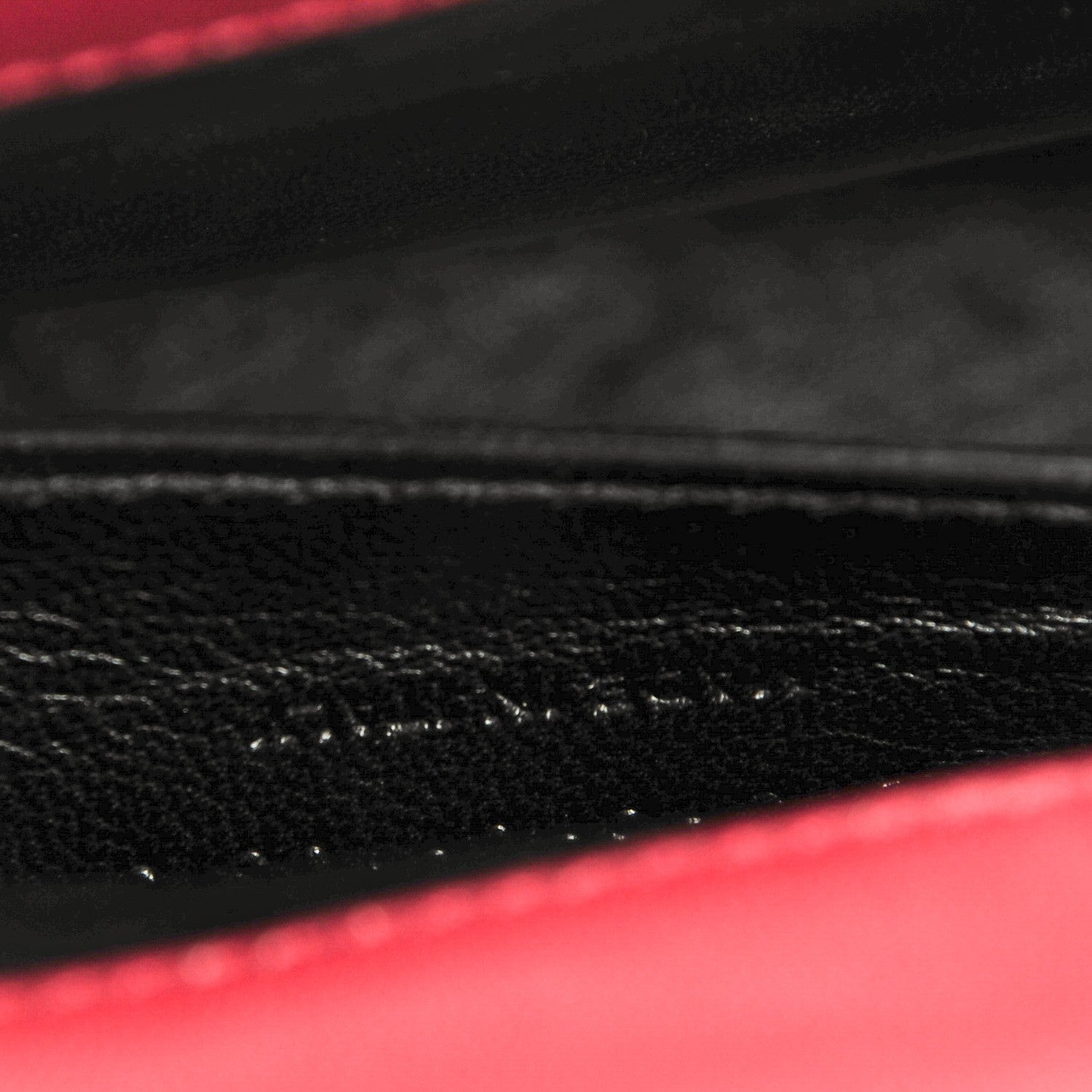 Saint Laurent Lambskin Matelasse Chevron Small Monogram Satchel Oxblood 8 of 9