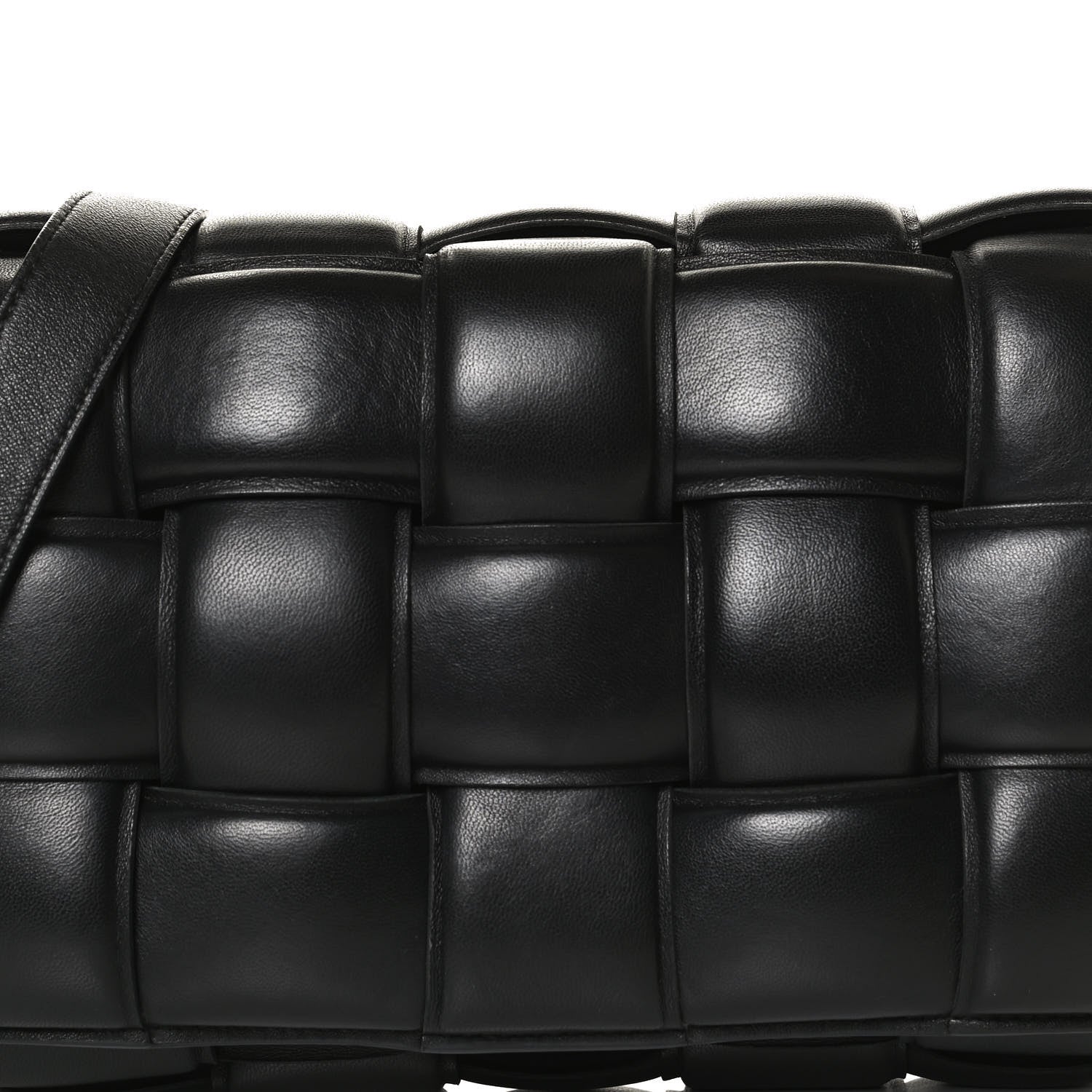Bottega Veneta Nappa Maxi Intreccio Padded Cassette Crossbody Bag Black 8 of 16