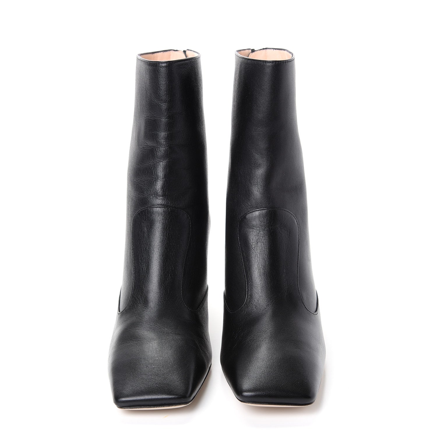 Fendi Lambskin FFreedom Ankle Boots 35.5 Black 5 of 10