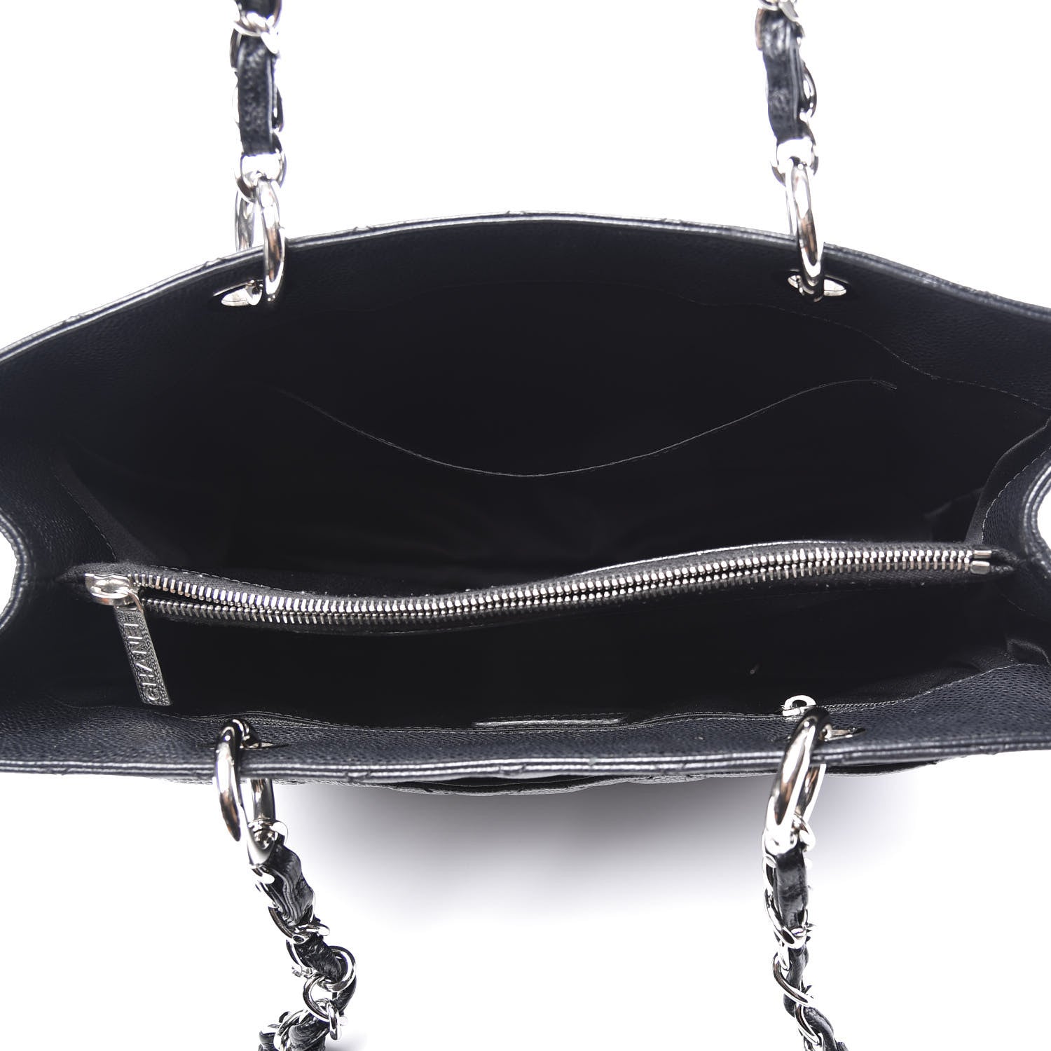Chanel Caviar Quilted Grand Shopping Tote GST Black 4 of 10