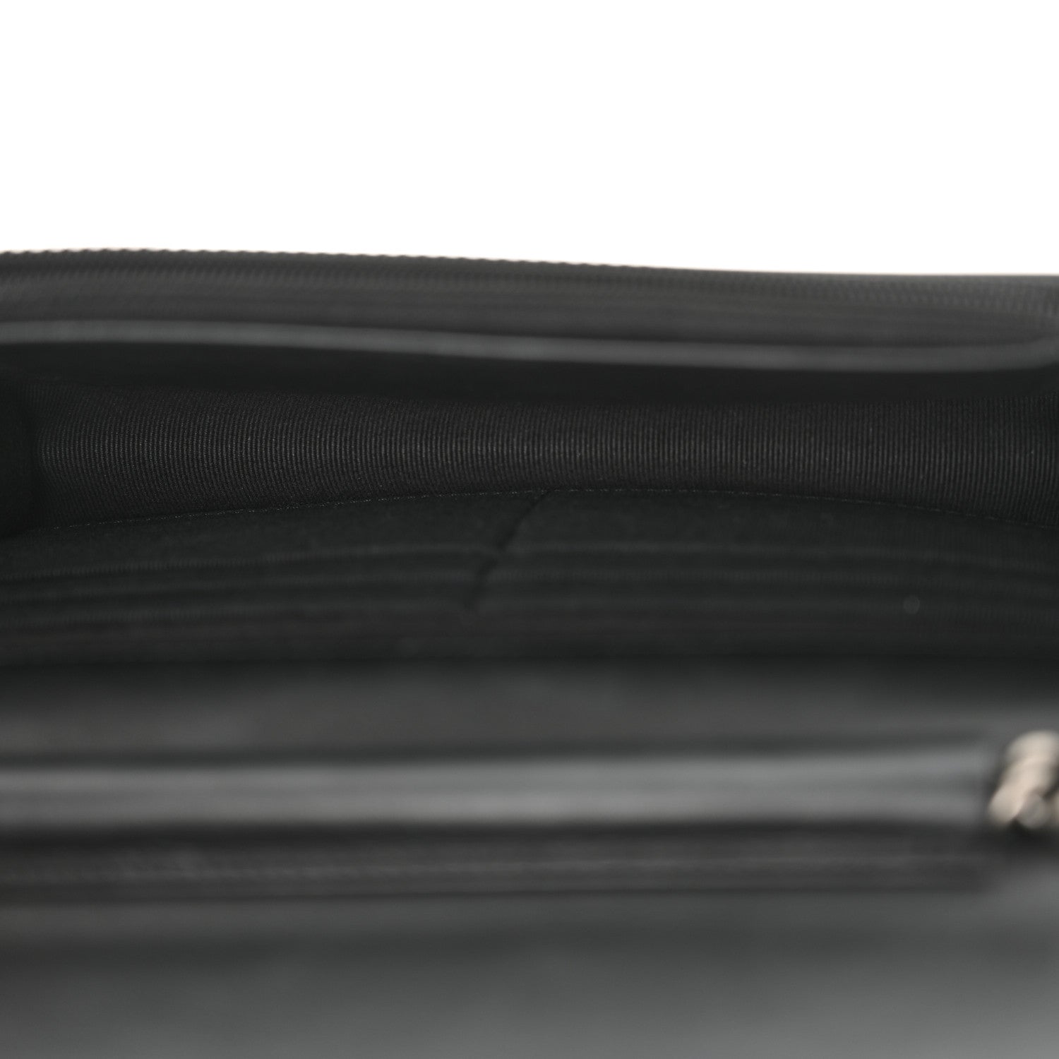 Chanel Caviar Quilted Boy Wallet On Chain WOC Black 5 of 14