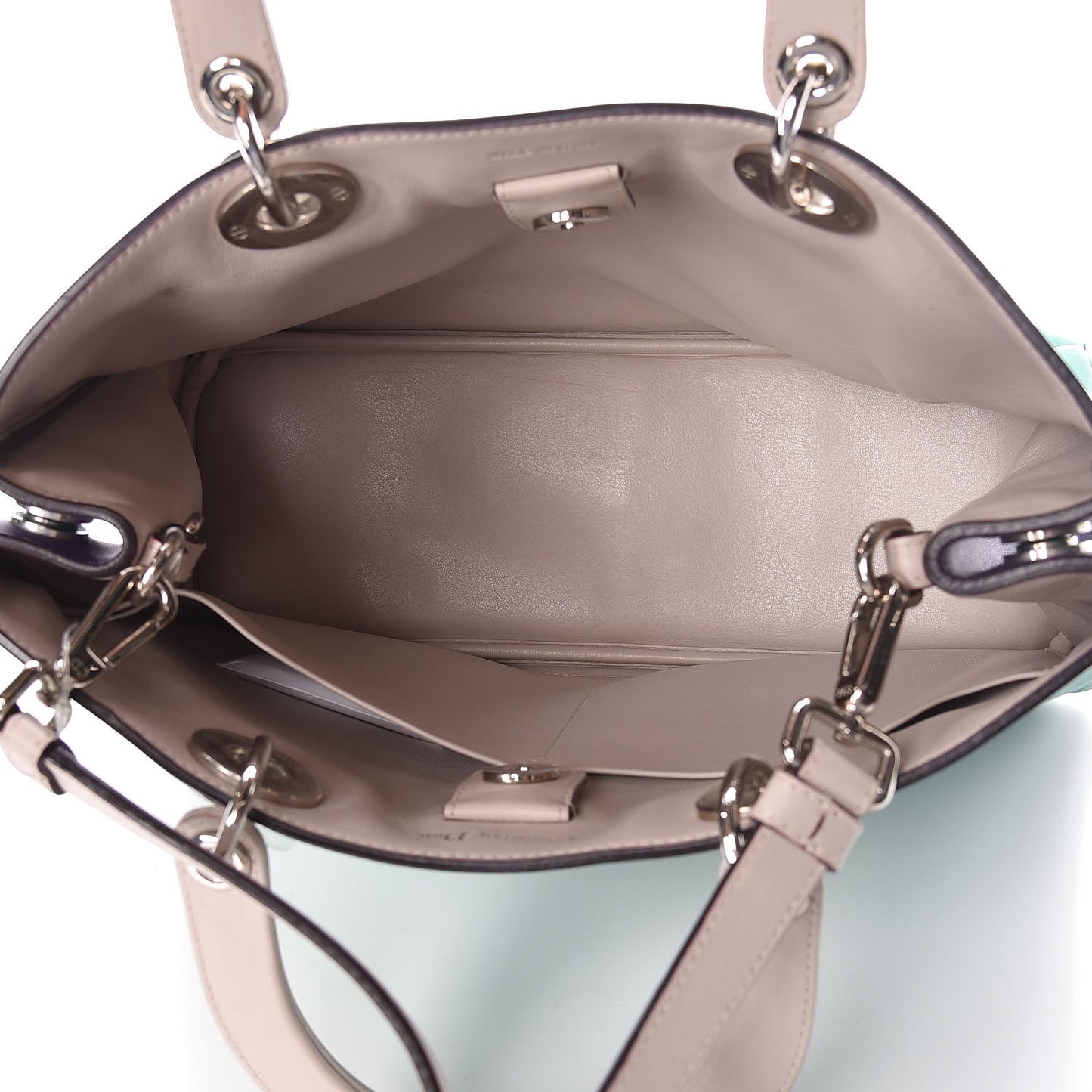 Smooth Calfskin Medium Tri-Color Diorissimo Tote