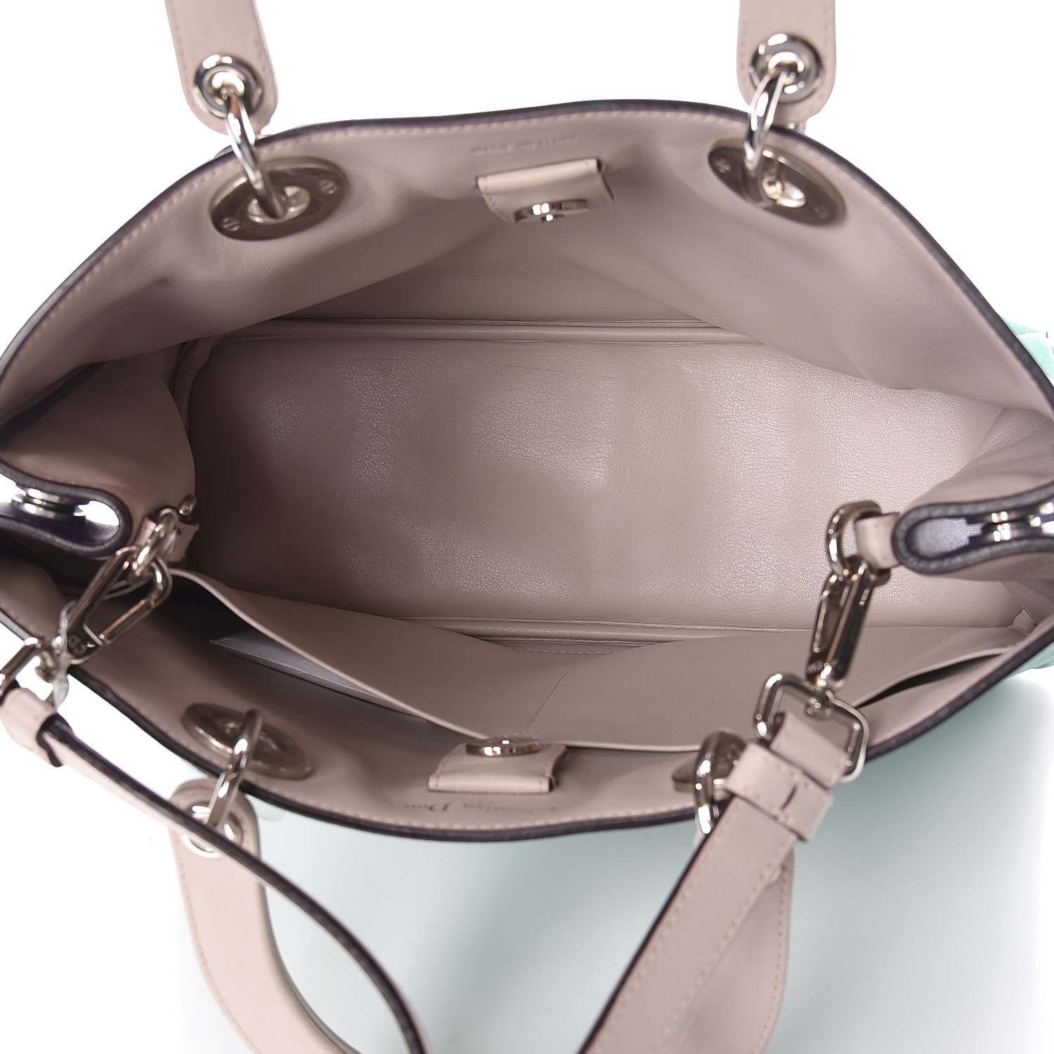 Christian Dior Smooth Calfskin Medium Tri-Color Diorissimo Tote 6 of 11