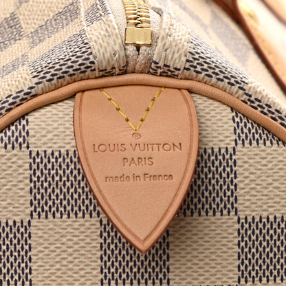 Louis Vuitton Damier Azur Speedy 35 6 of 12
