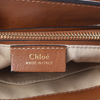 Chloe Suede Calfskin Small Faye Backpack Tan 6 of 8