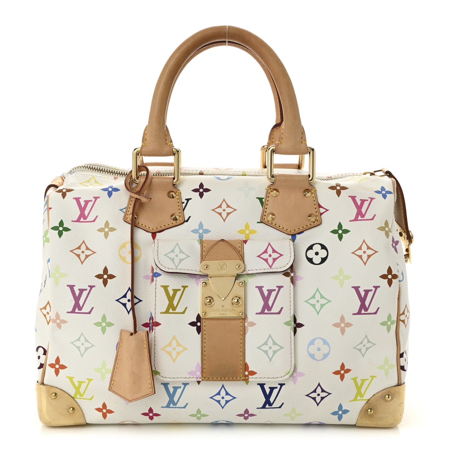 Monogram Multicolor Speedy 30 White