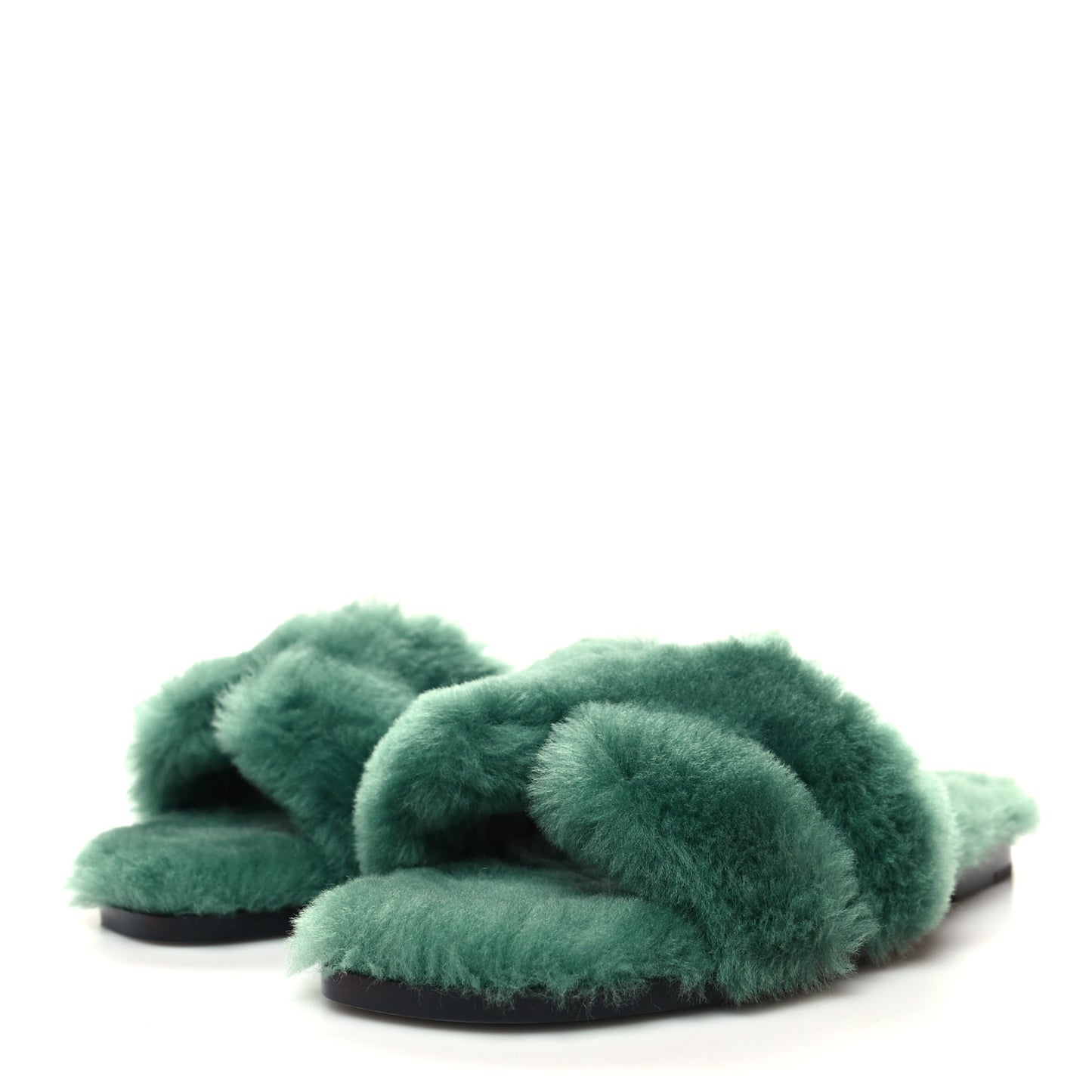 Woolskin Oran Sandals 35 Vert Anglais