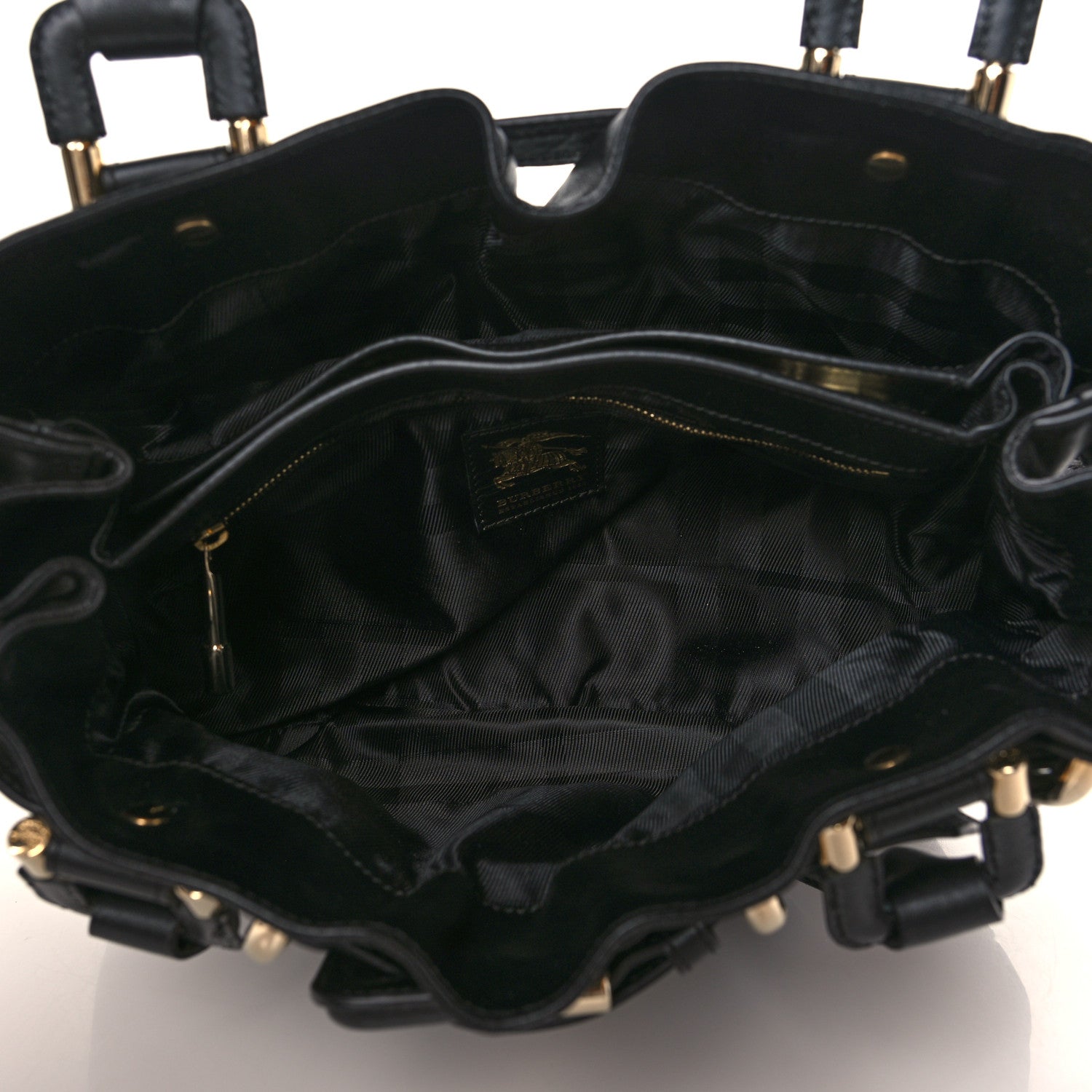 Burberry Calfskin Quilted Baby Beaton Black 5 of 8