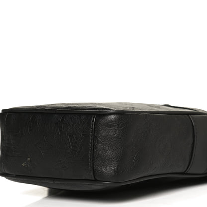 Louis Vuitton Calfskin Monogram Shadow Danube PM Black 10 of 10