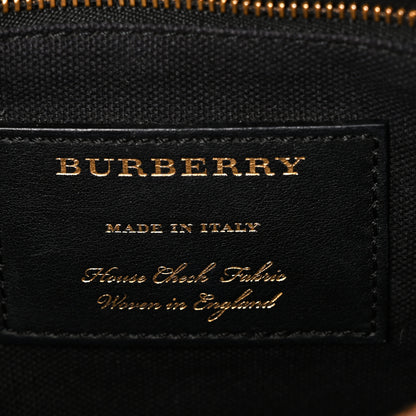Burberry Derby Calfskin House Check Medium Banner Tote Mauve Pink 6 of 11