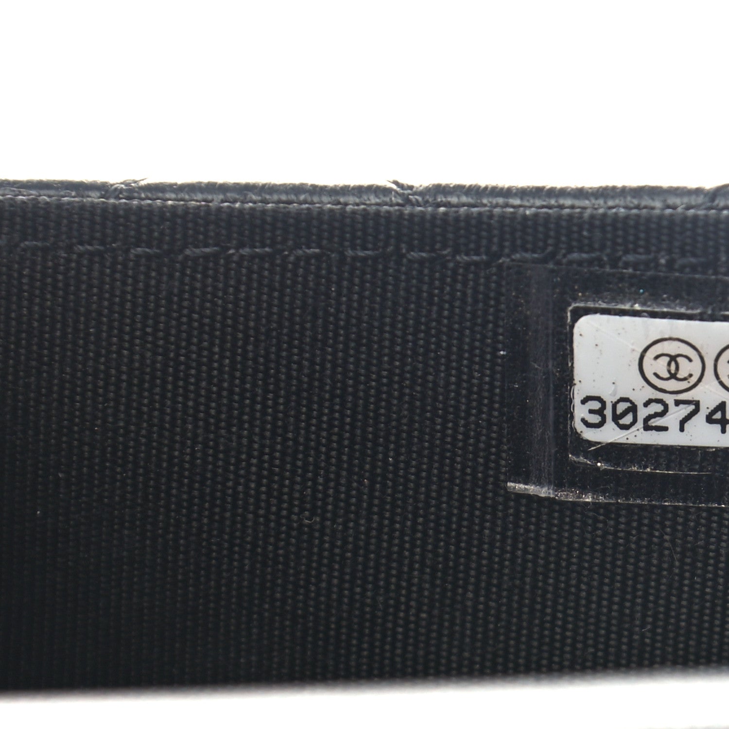 Chanel Lambskin Quilted Top Handle Flap Coin Purse With Chain Black 8 of 9
