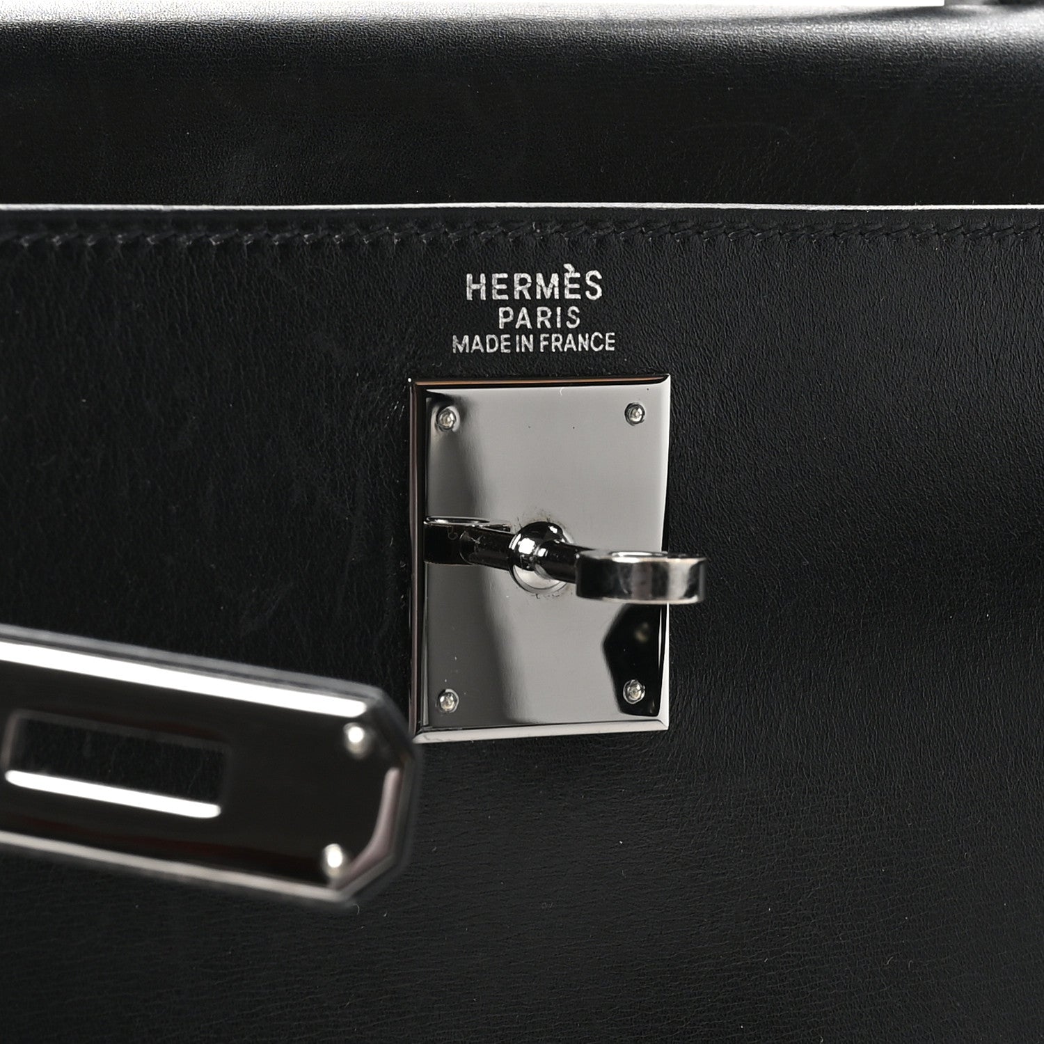 Hermes Box Kelly Retourne 32 Black 7 of 12