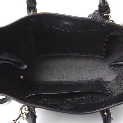 Balenciaga Calfskin Papier Mini A4 Zip Around Tote Black 4 of 9
