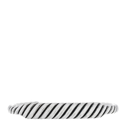 David Yurman Sterling Silver Sculpted Cable Contour Bracelet 1 of 3