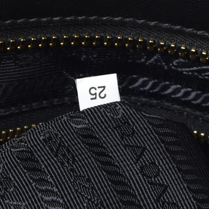Prada Tessuto Nylon Quilted Impunturato Bauletto Nero Black 8 of 9