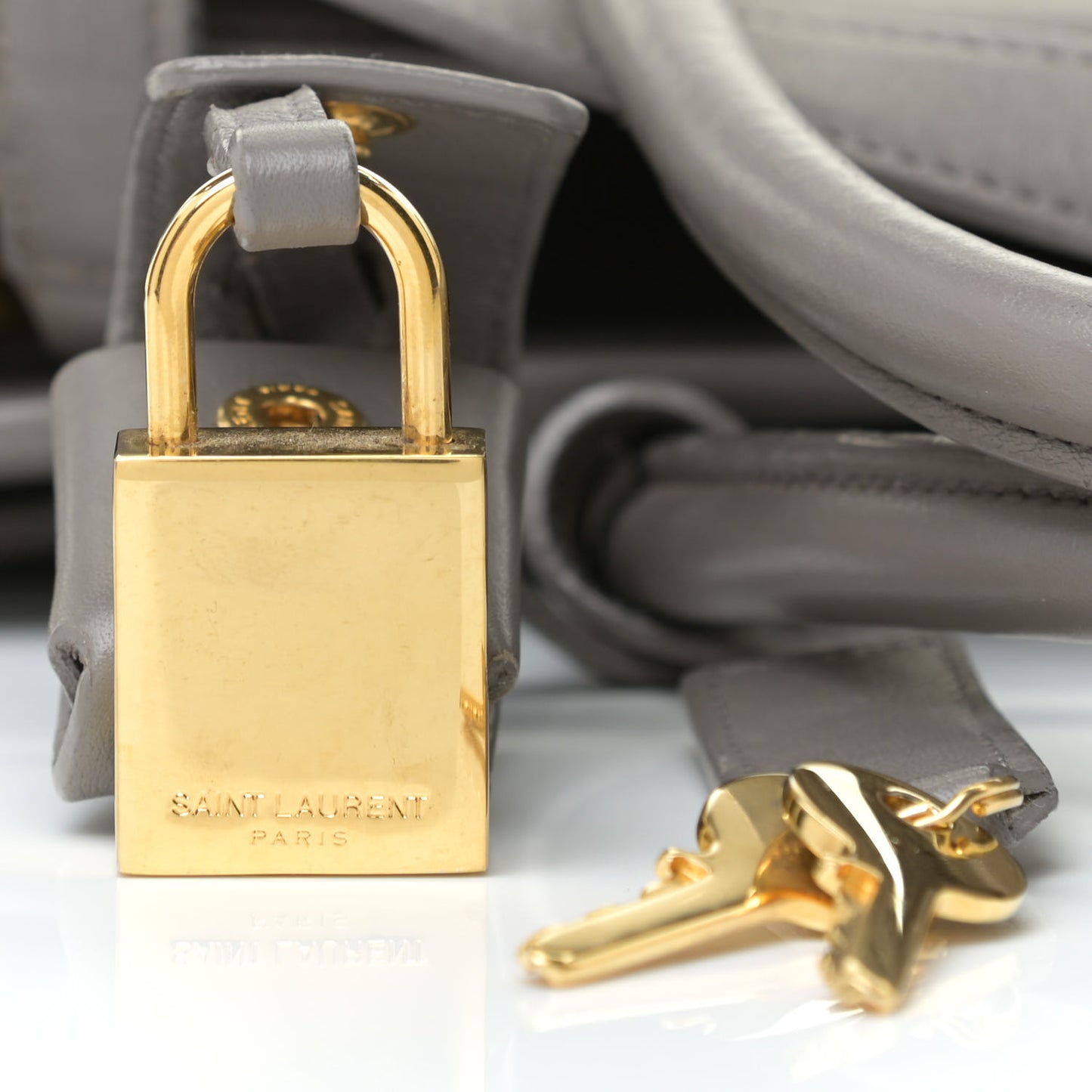 Calfskin Baby Sac de Jour Fog