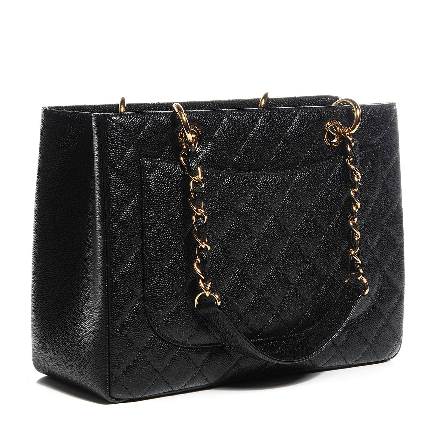 Caviar Grand Shopping Tote GST Black