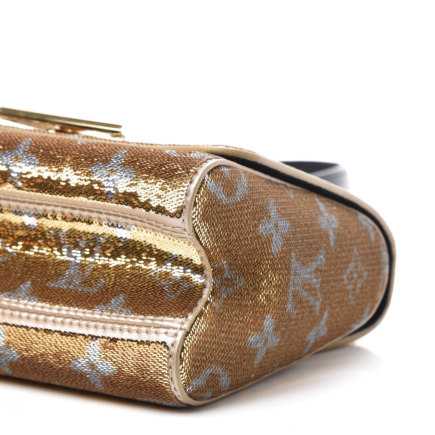 Monogram Sequins Twist PM Gold Silver