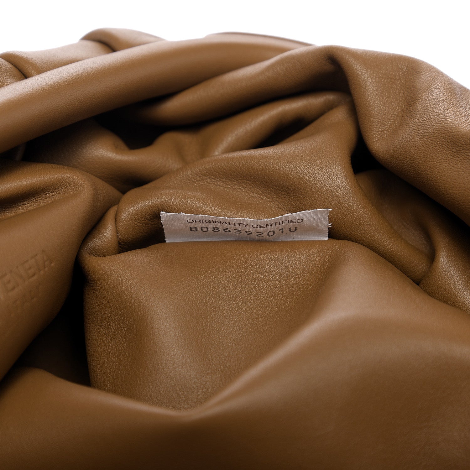 Bottega Veneta Smooth Butter Calf The Pouch Oversized Clutch Cammello 6 of 9