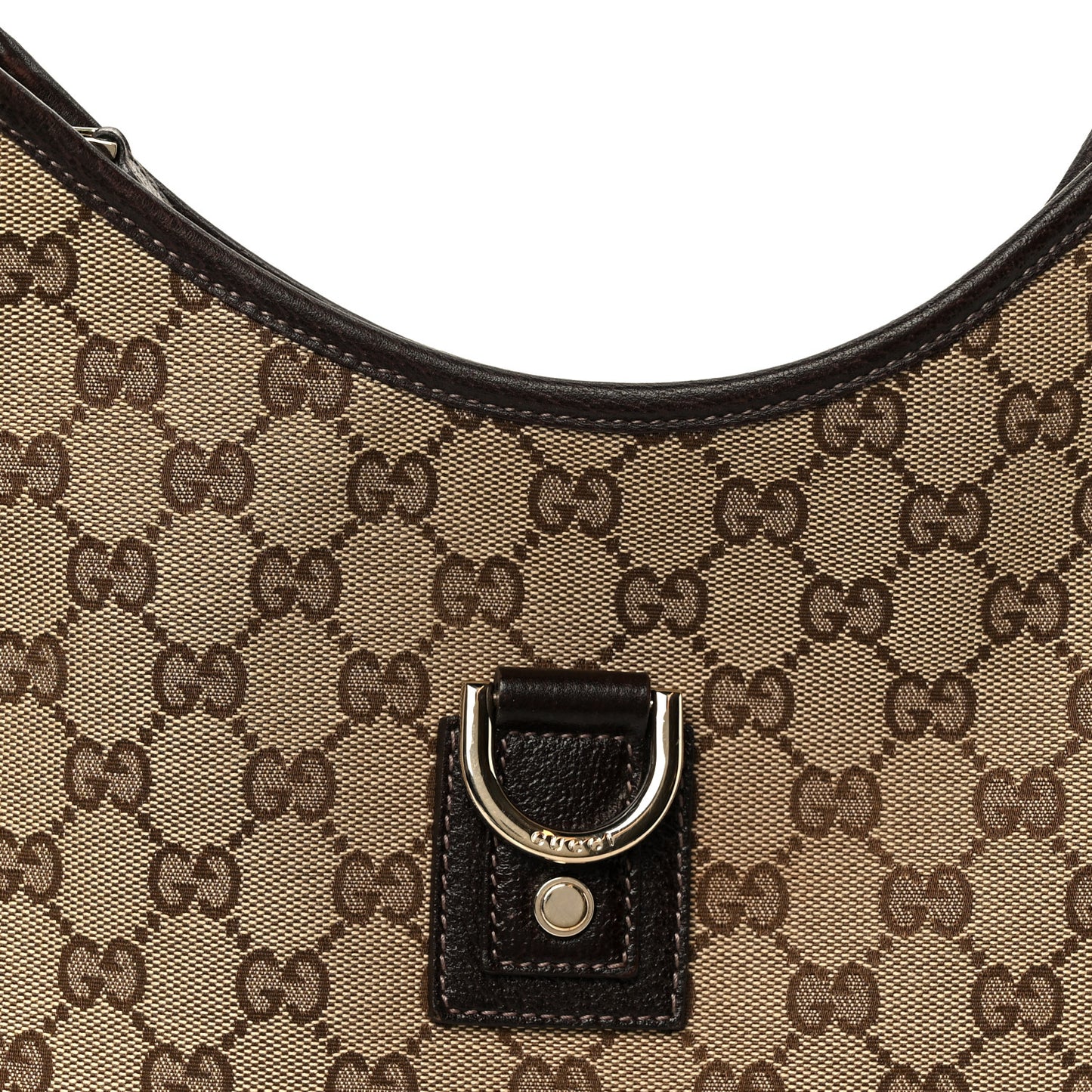 Monogram Medium Abbey D Ring Hobo Brown