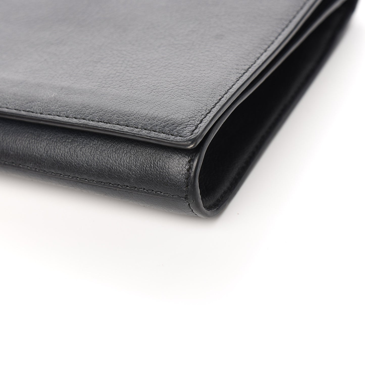 Calfskin Monogram Large Belle De Jour Clutch Black