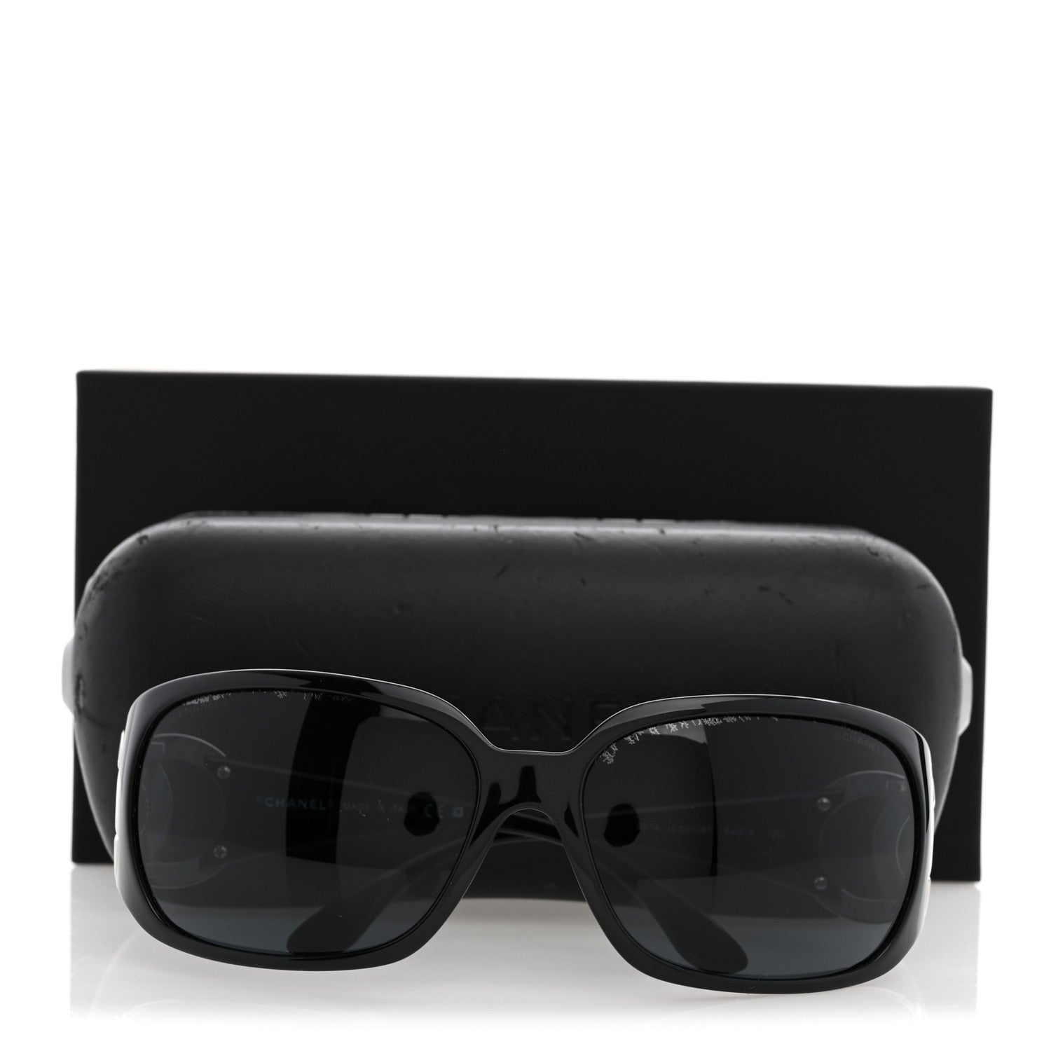 Chanel Acetate CC Sunglasses 6014 Black 9 of 9