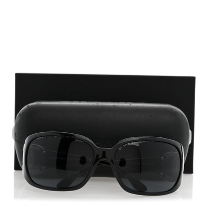 Chanel Acetate CC Sunglasses 6014 Black 9 of 9