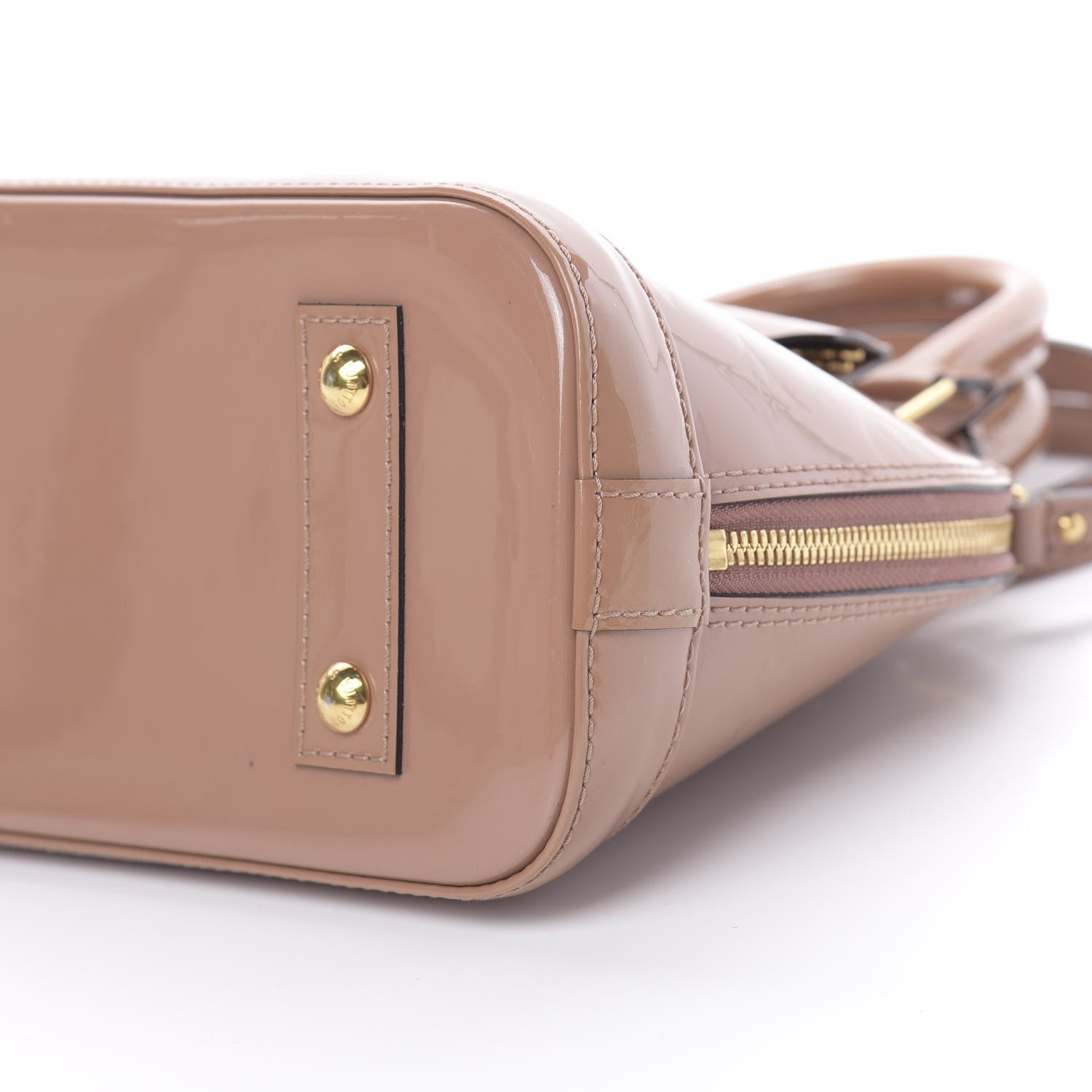 Louis Vuitton Vernis Alma BB Rose Velours 10 of 12