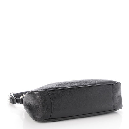 Prada Vitello Phenix Shoulder Bag Black 4 of 9