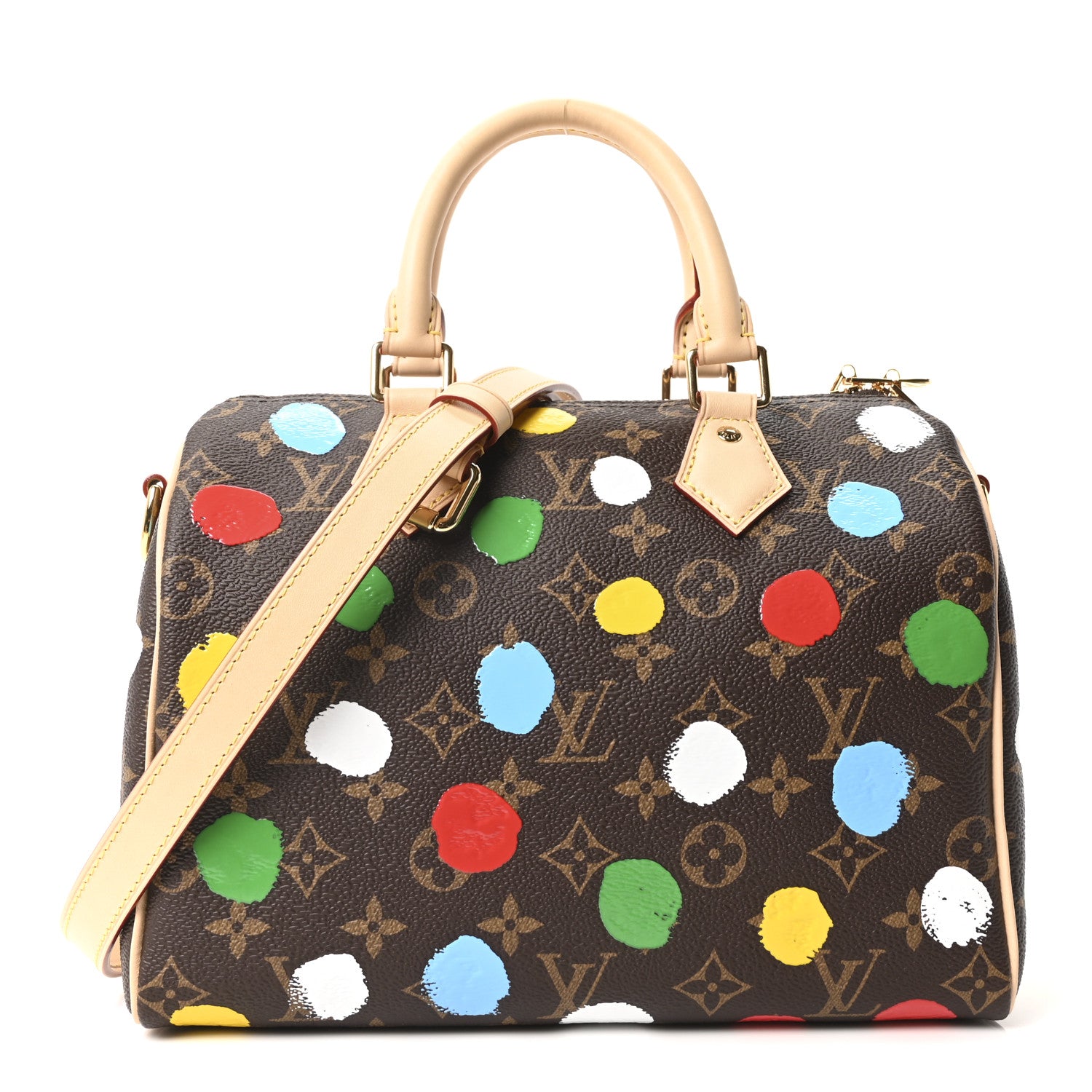Louis Vuitton LV X YK Monogram Speedy Bandouliere 25 Multicolor 1 of 9
