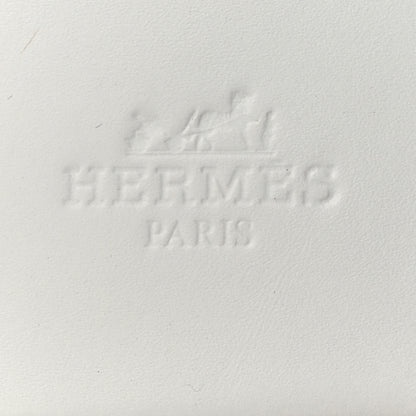 Hermes Calfskin Cork Eze 30 Sandals 38 White 9 of 12