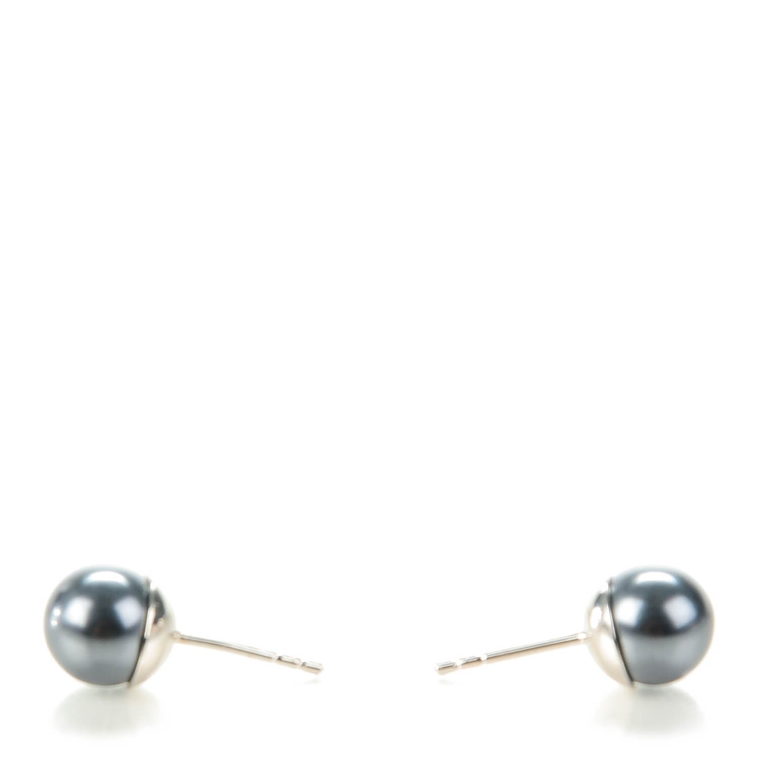 Christian Dior Pearl Crystal Mise En Dior Tribal Dangle Earrings Pink Grey 5 of 5