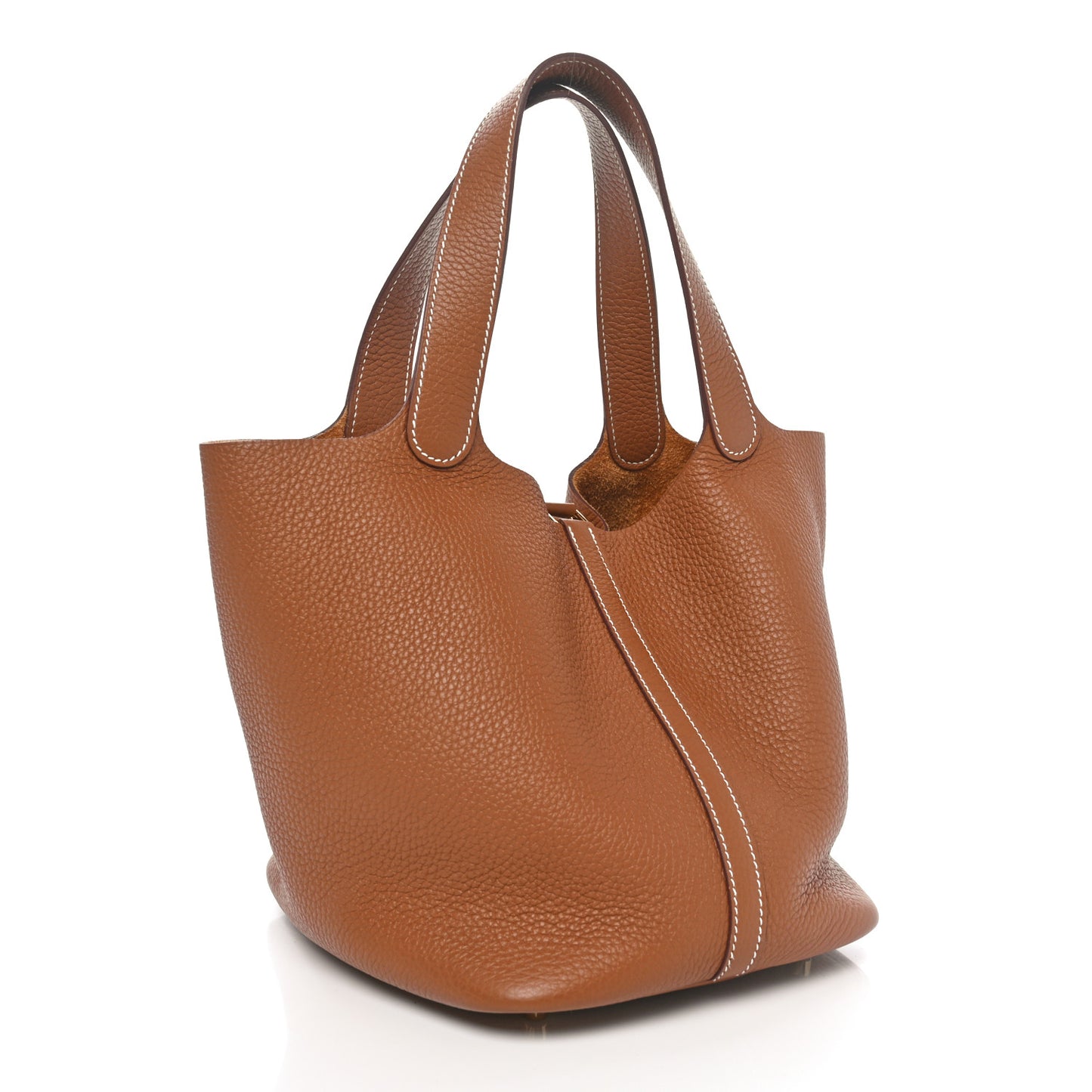 Taurillon Clemence Picotin Lock 22 MM Gold