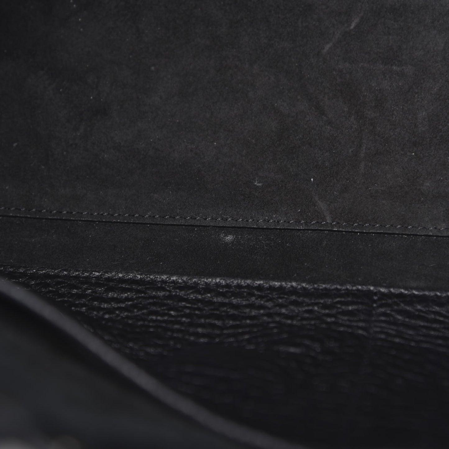 Grained Calfskin Small Rockstud Shoulder Tote Black