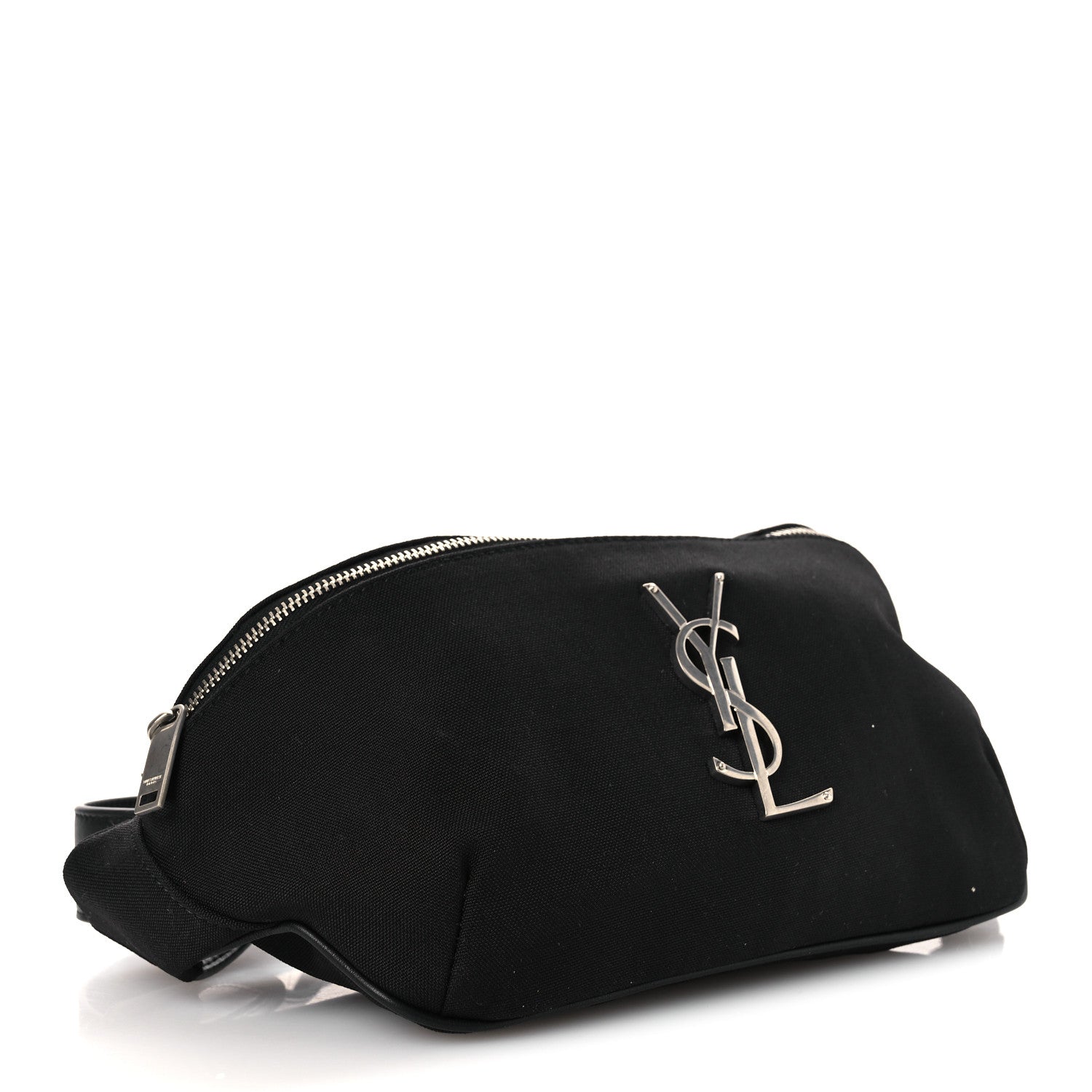 Saint Laurent Canvas Monogram Belt Bag Black 3 of 10