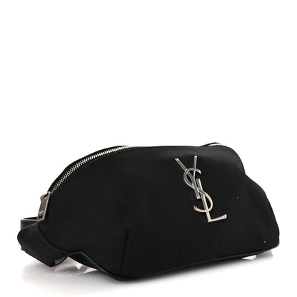 Saint Laurent Canvas Monogram Belt Bag Black 3 of 10