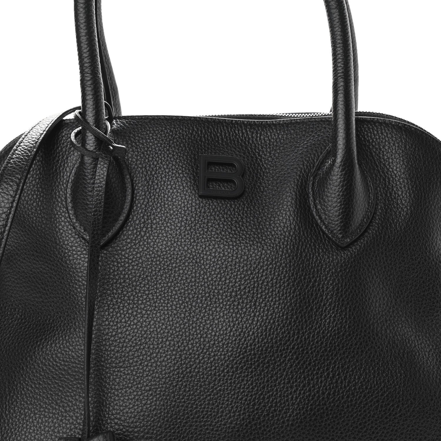 Balenciaga Supple Calfskin Ville Top Handle Bag Black 8 of 12