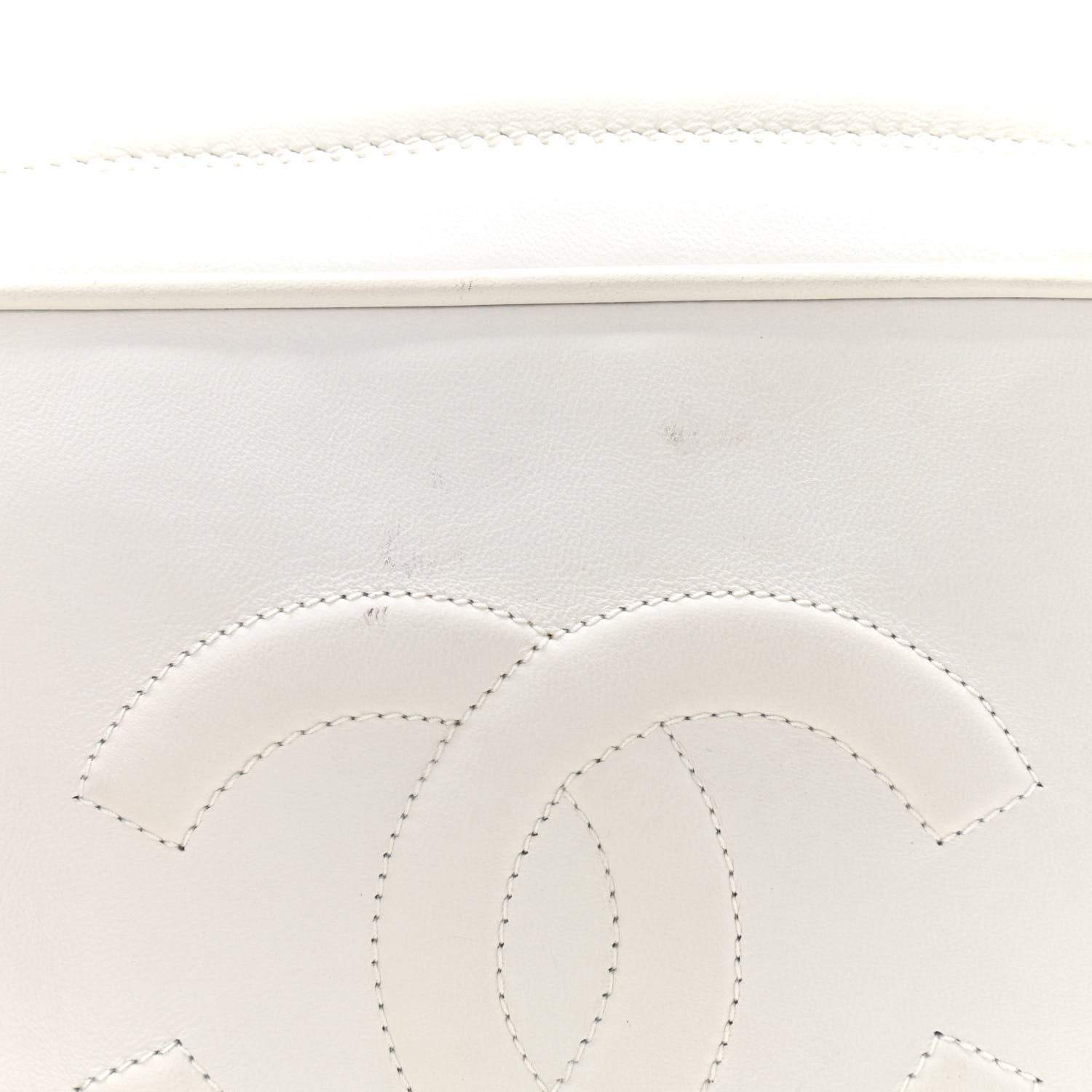 Chanel Lambskin CC Tassel Camera Case White 6 of 16
