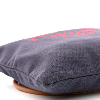 Hermes Canvas Swift Aline Grooming Bag Navy 9 of 11