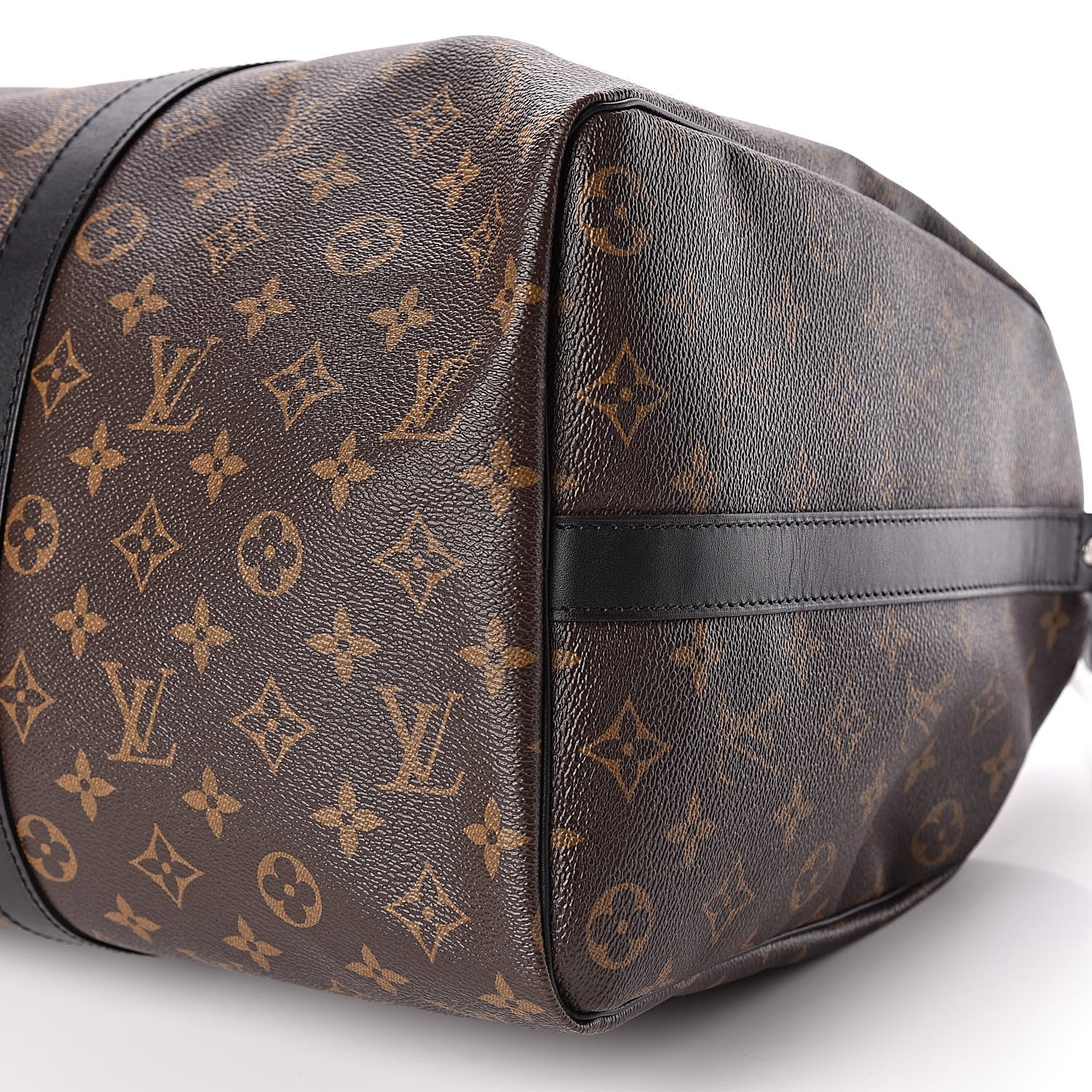 Louis Vuitton Monogram Macassar Keepall Bandouliere 45 9 of 10
