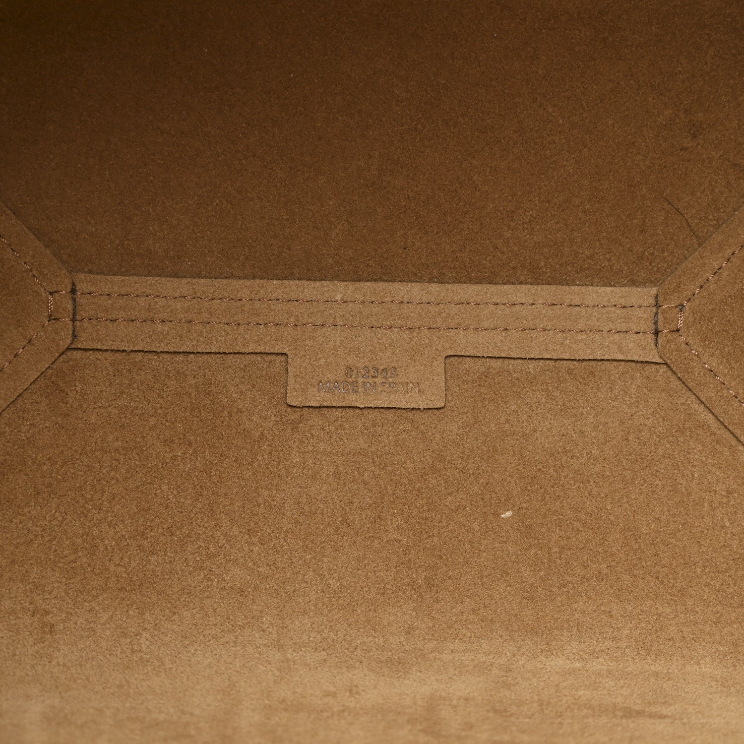 Loewe Shiny Calfskin Medium Puzzle Fold Tote Dark Khaki Green 6 of 9