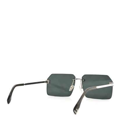Fendi Metal Sky Rectangular Sunglasses FE40043U Black 4 of 7