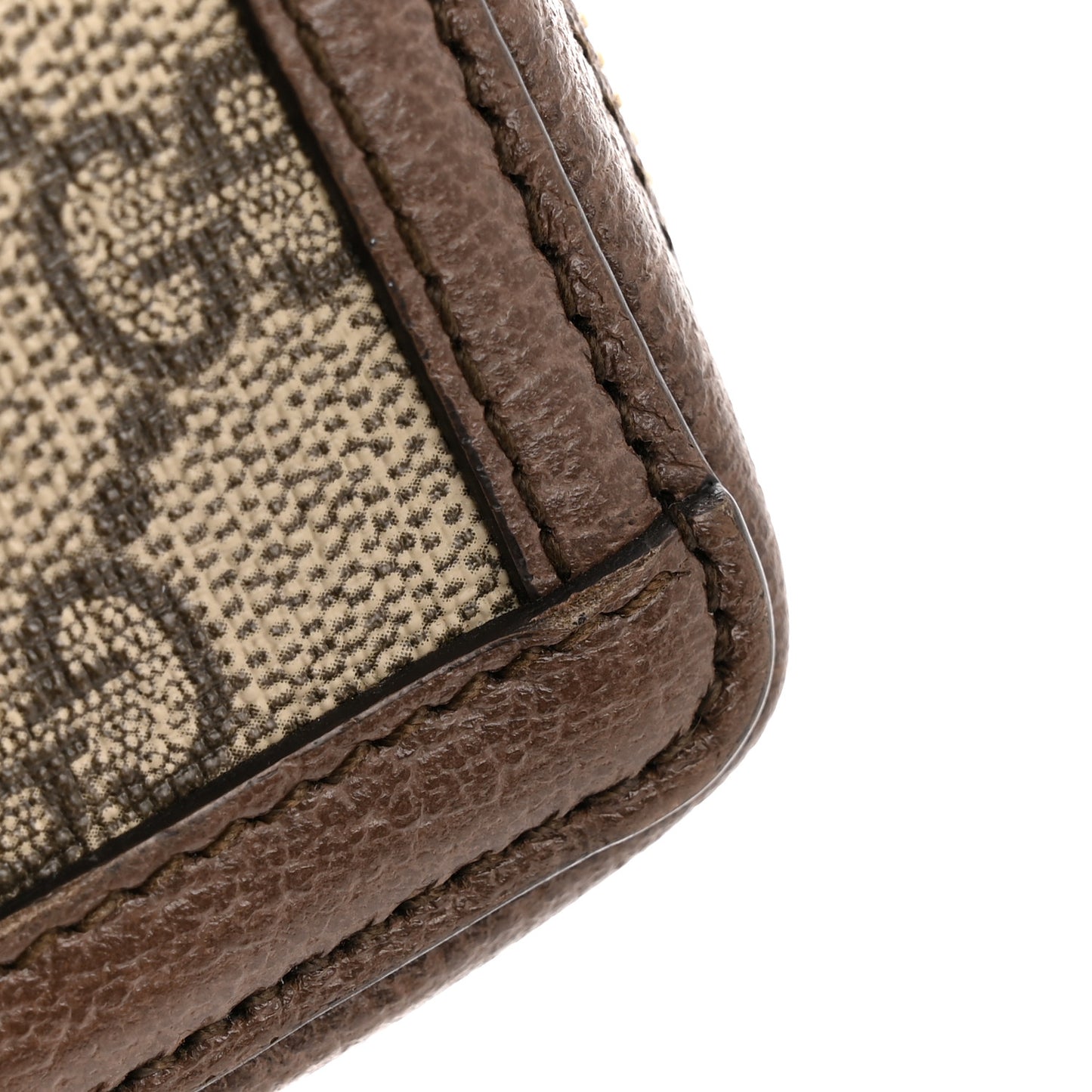 GG Supreme Monogram Textured Dollar Calfskin Web Ophidia AirPods Pro Case Beige Ebony New Acero
