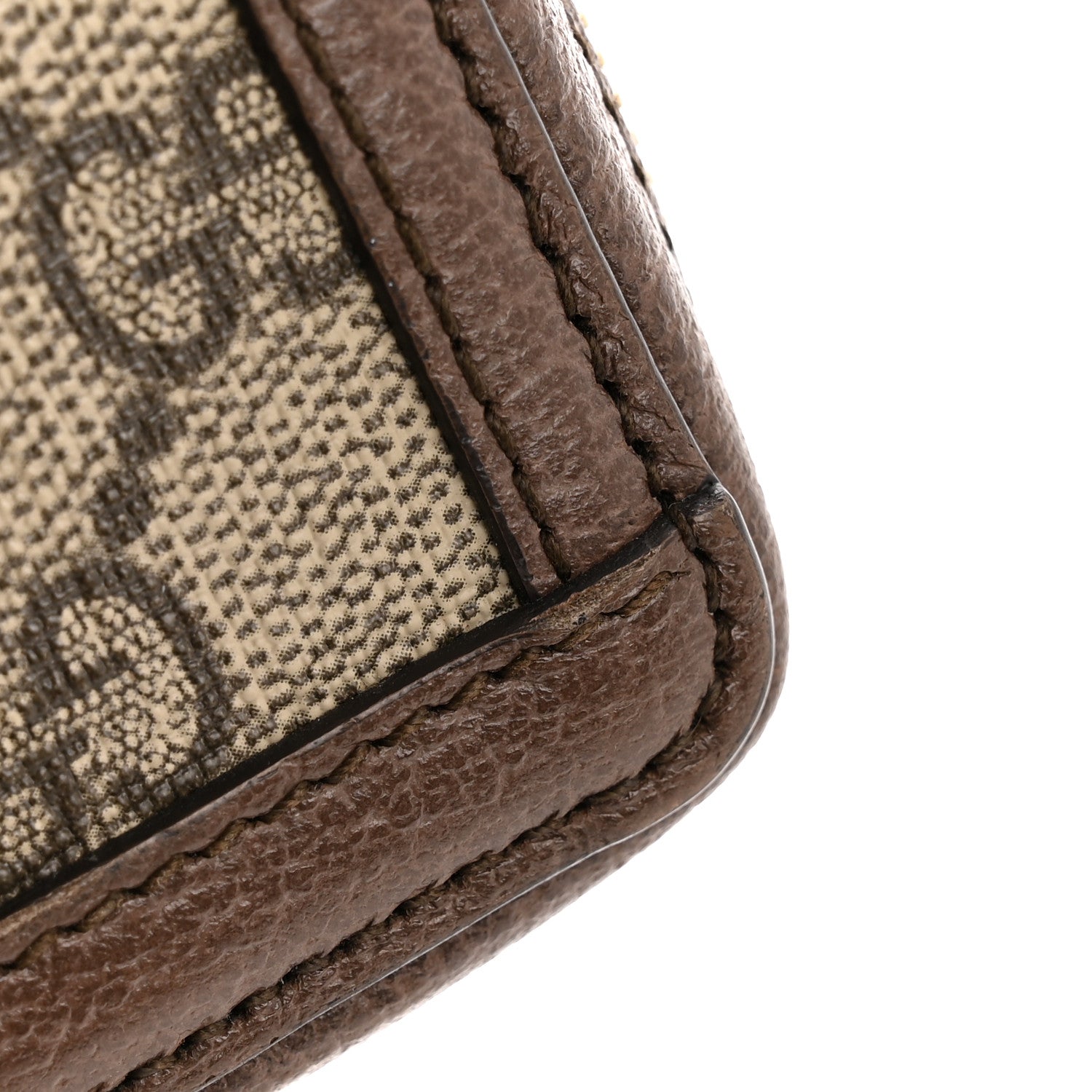 Gucci GG Supreme Monogram Textured Dollar Calfskin Web Ophidia AirPods Pro Case Beige Ebony New Acero 11 of 11