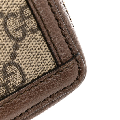 Gucci GG Supreme Monogram Textured Dollar Calfskin Web Ophidia AirPods Pro Case Beige Ebony New Acero 11 of 11