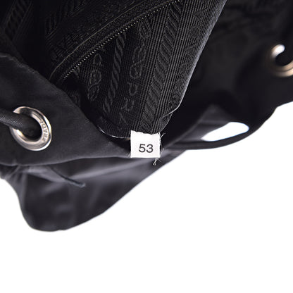 Prada Nylon Vela Medium Backpack Black 7 of 18