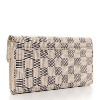 Louis Vuitton Damier Azur Sarah Wallet NM 3 of 6