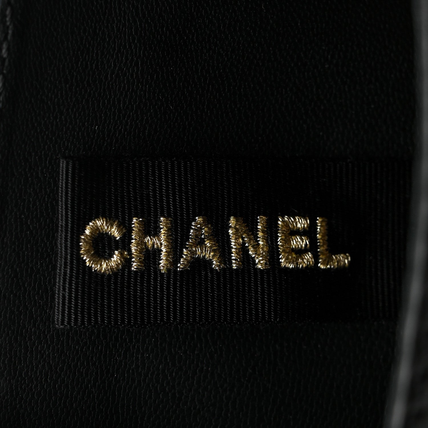 Chanel Calfskin Cap Toe High Boots 36 Black 6 of 9